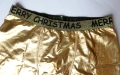 L/XL мъжки златисти боксерки с лого на талията, снимка 3