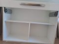 3 бр. горни шкафове за кухня, МДФ бял гланц, снимка 3