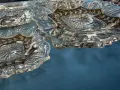 Старинен стъклен сервиз за торта кекс, снимка 4