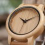 Класически дамски дървен часовник, снимка 5