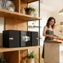 Домашна стерео система със CD плейър, FM радио, Bluetooth, AUX вход, USB вход, жак за слушалки, вклю, снимка 1