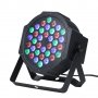LED диско клубна парти лампа прожектор RGB с дистанционно, снимка 3