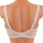 Сутиен в бежово с дантела при гърба макси чашки 70I, снимка 2