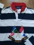polo ralph lauren Rare Cross flag navy striped polo - страхотна мъжка блуза S, снимка 2