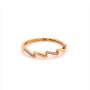 Златен дамски пръстен 0,94гр. размер:56 14кр. проба:585 модел:16582-3, снимка 1 - Пръстени - 40606196
