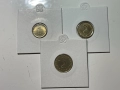 Лот 1,2 и 5 стотинки, 1999 г., снимка 1