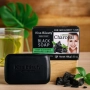 Сапун за лице и тяло с активен въглен и зелен чай – Kiss Beauty Black Soap, снимка 5