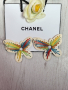 Обеци пеперуди луксозен модел , снимка 1 - Обеци - 44741838
