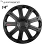 Тасове Versaco Evo черни за 14'' джанти, комплект от 4 броя, снимка 2