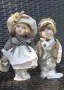 керамични кукли двойка, снимка 2