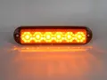 Мигащ LED габарит жълт с черна рамка, снимка 5