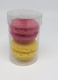 2 - 4 бр цилиндър прозачна pvc пластмасова кутия за сладки макарон макарони, снимка 3