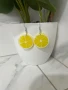 Дамски сладки нови обеци Лимони, снимка 6