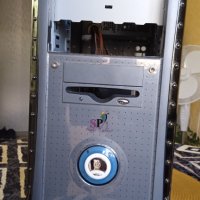 Кутия + захранване като нова пс pc case компютърна кутия и psu 350w atx, снимка 1 - Захранвания и кутии - 40607112