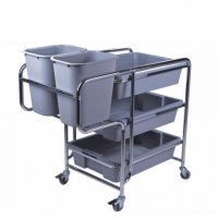 ПРОМО! Иноксова количка за сервиране отсервиране на 2 3 нива Помощни колички, снимка 5 - Обзавеждане на кухня - 44341816