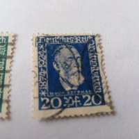 Пощенска марка 2бр-Германия райх - 1924, снимка 3 - Филателия - 40019850