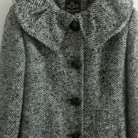 Стилно,топло вълнено палто, снимка 3 - Палта, манта - 30465559