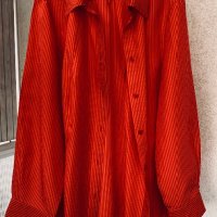 Копринена риза/блуза голям размер, снимка 1 - Ризи - 44231123
