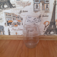 Стъклена ваза, снимка 1 - Вази - 36543080