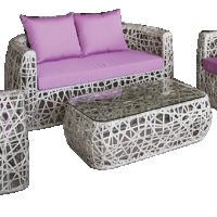 Луксозни комплекти от изкуствен ратан и масив бук за градина, снимка 12 - Дивани и мека мебел - 38232666