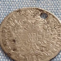 Сребърна монета 7 кройцера 1762г. Франц първи Кремниц Австрия 14911, снимка 6 - Нумизматика и бонистика - 42915298