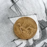 Монета - Великобритания - 1 пени | 1911г., снимка 1 - Нумизматика и бонистика - 36629392