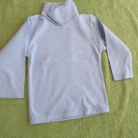 Детско поло в млечно син цвят размер 80, ново , снимка 2 - Детски Блузи и туники - 30180418