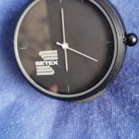 90те настолен метален часовник Setex дизайн Swiss, снимка 5 - Други - 30392817