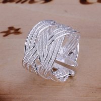 Масивен сребърен пръстен, снимка 3 - Пръстени - 32101942