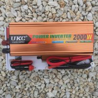 Нови ИНВЕРТОРИ UKC 2000W с дисплей -12V или 24v /220V, Промоция, снимка 8 - Аксесоари и консумативи - 39418613