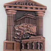 Метален магнит от Атина, Гърция-серия-4, снимка 2 - Колекции - 37840323