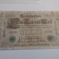Райх банкнота - Германия - 1000 марки / 1910 година- 17937, снимка 1 - Нумизматика и бонистика - 31034877