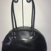 Дамска френска чанта Lancaster Paris полумесец черна естествена кожа, снимка 8 - Чанти - 30854877