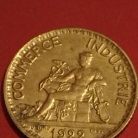 Две монети 1 песо 2009г. Аржентина / 1 франк 1922г. Франция редки за КОЛЕКЦИОНЕРИ 32042, снимка 8 - Нумизматика и бонистика - 44319255