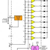 LM3914 - ИС за управление на 10 светодиода, снимка 4 - Друга електроника - 35236556