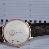 Швейцарски мъжки кварцов часовник ''Sandoz'', снимка 11 - Мъжки - 40790710