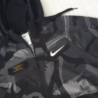 Nike Dri - Fit Camo Full Zip Hoodie Mens Size M ОРИГИНАЛ! Мъжка Качулка с цял цип!, снимка 1 - Спортни дрехи, екипи - 42522798