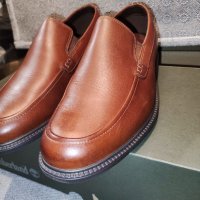 Удобни и стилни мъжки половинки от естествена кожа Timberland №40, снимка 3 - Официални обувки - 37951374