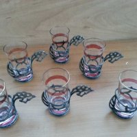 Руски стакани  подстакани  чашки чаши, снимка 3 - Антикварни и старинни предмети - 30720382