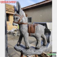 Голяма градинска фигура магаре от бетон, снимка 11 - Градински мебели, декорация  - 38963015
