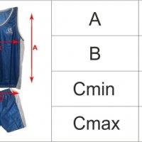 Баскетболен екип Мaxi, синьо-бяло с номера на гърба от 4 до 13. Центата е за комплект от 10 екипа., снимка 4 - Баскетбол - 31989954