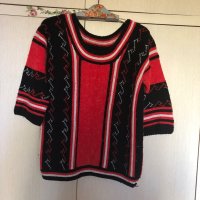 Плетена блуза, снимка 1 - Блузи с дълъг ръкав и пуловери - 30633386