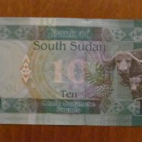10 паунда 2016 година, Южен Судан - UNC, снимка 2 - Нумизматика и бонистика - 40770330