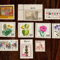 50 бр. стари пощенски марки от Западна Германия /бившата ФРГ/ от 80-те и 90-те години без печати, снимка 2 - Колекции - 42258575