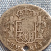 Сребърна монета 2 реала 1822г. Фернандо седми Мексико 13693, снимка 9 - Нумизматика и бонистика - 42915234