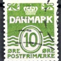 Дания, 1950 г. - пощенска марка, подпечатана, 1*1, снимка 1 - Филателия - 34929492