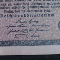 Банкнота 1 000 райх марки 1922 година - 14708, снимка 3 - Нумизматика и бонистика - 29093351