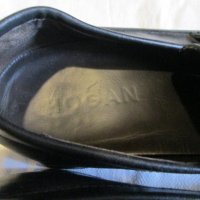 HOGAN черни мъжки обувки от естествена кожа размер UK-7.5; EUR-41.5., снимка 4 - Ежедневни обувки - 34111044