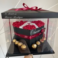 Луксозно сърце в прозрачна кутия -подарък за Свети Валентин , снимка 11 - Подаръци за жени - 44158016
