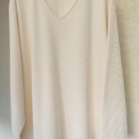 Голяма кремава блуза DONNA LISA BY BORGELT, снимка 8 - Блузи с дълъг ръкав и пуловери - 39341415